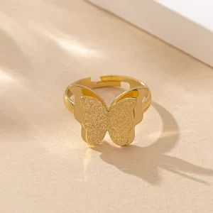 Anillo Mariposa Doble - Imagen 2