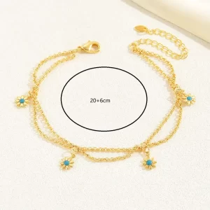 Tobillera Flores - Imagen 3