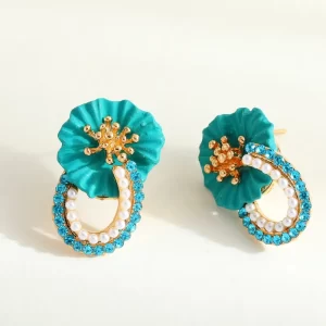 Aretes Flor Lazo - Imagen 4