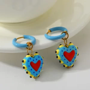 Aretes Candonga con Corazón - Imagen 3
