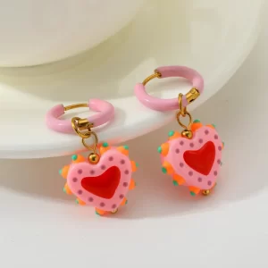 Aretes Candonga con Corazón - Imagen 5
