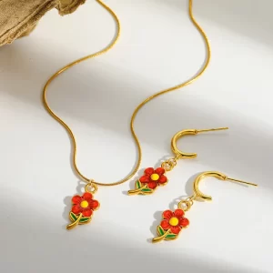 Set Flor Roja - Imagen 1