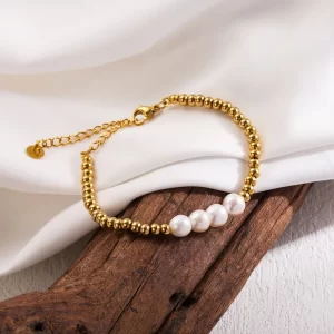 Brazalete Perlas Blancas - Imagen 3