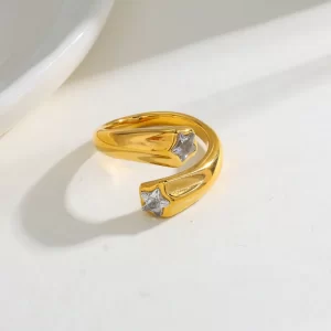 Anillo Doble Estrella - Imagen 3