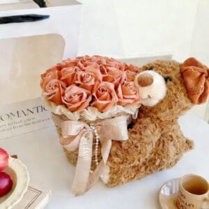 Oso Canasta Rosas - Imagen 14
